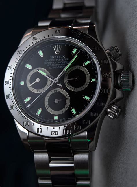 rolex ceramic daytona black dial|rolex daytona 116520 40 mm.